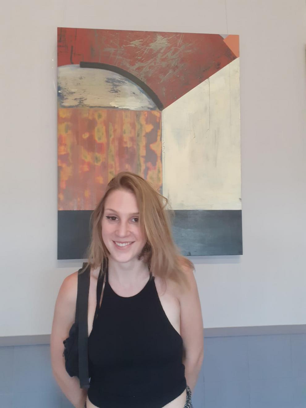 L'artista d'Olost, Marina Iniesta, exposa a l'Espai Rocaguinarda